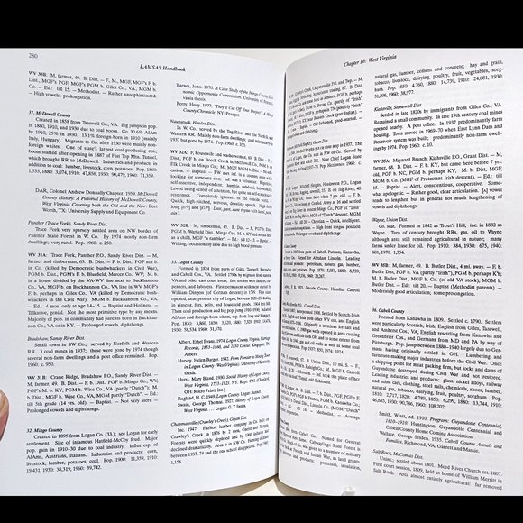 Handbook Linguistic Atlas of the Appalachian Middle & South Atlantic States 1994 - Picture 3 of 9